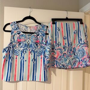 Two piece Lilly set